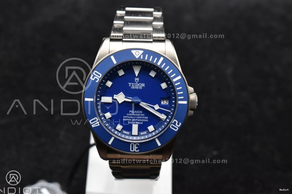 ZF Blue Best V5 A2824 1:1 Bracelet Pelagos Edition on Titanium 1113